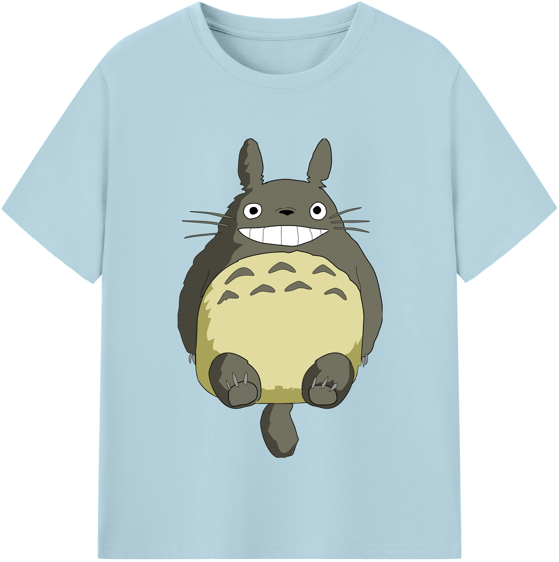 （画像用） となりのトトロ 草壁メイ 草壁サツキ My Neighbor Totoro Satsuki Kusakabe Mei Kusakabe 綿100％半袖Tシャツ（フロントプリント）